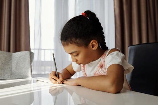 Adolescente qui respire pour se calmer avant un contrôle